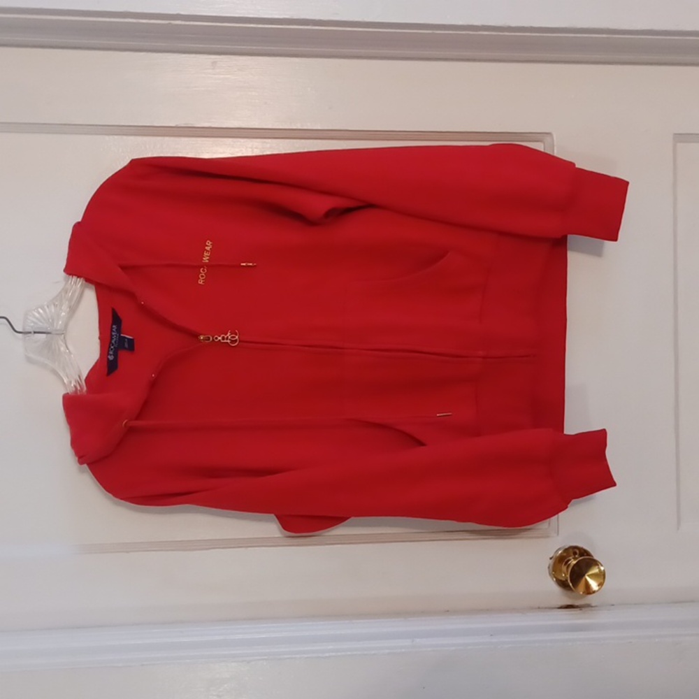 ROCAWEAR classic hooded jacket red size 2xlarge new no tag